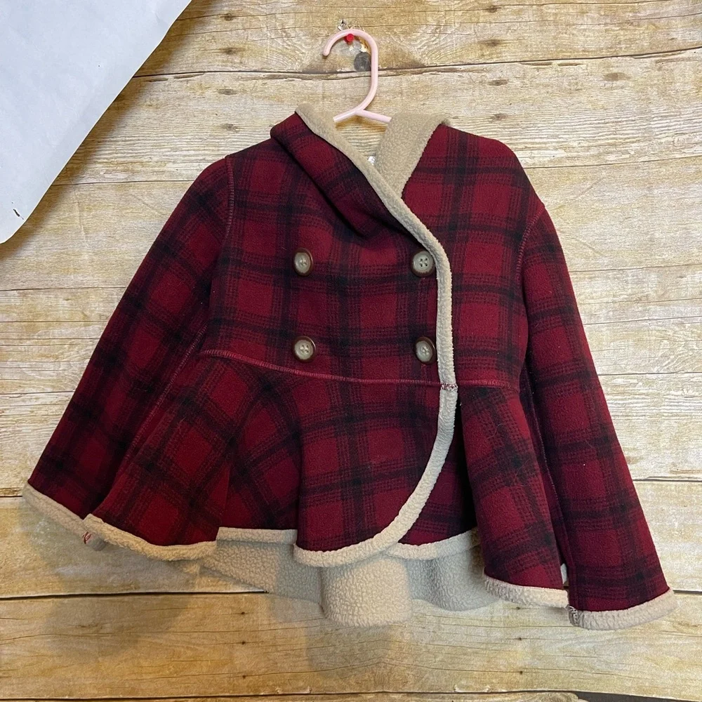 Mack & co fleece plaid toddler jacket 🛍